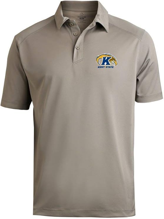 Kent State Golden Flashes Embroidered Athletic Logo Golf Polo Shirt