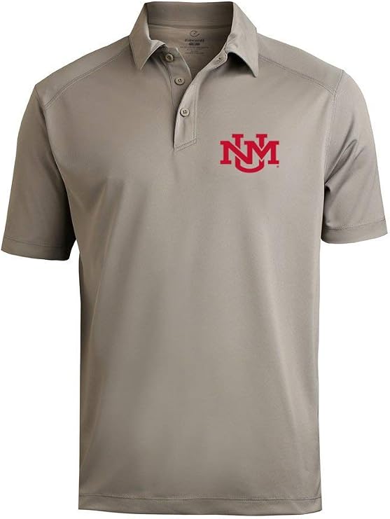 University of New Mexico Lobos Embroidered Athletic Logo Golf Polo Shirt