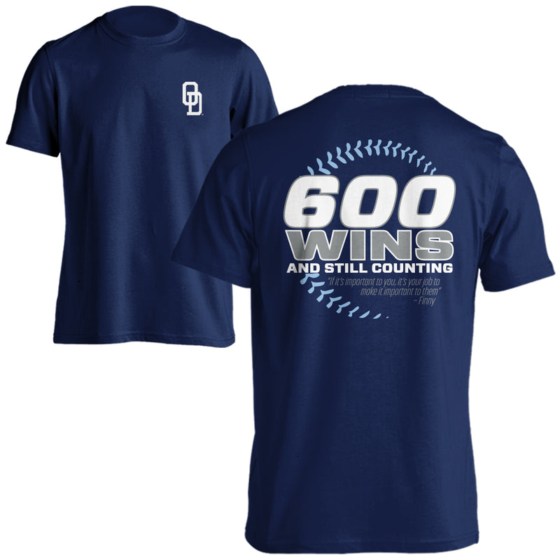 Old Dominion Monarchs Baseball 600 Wins T-Shirt
