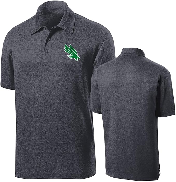 University of North Texas Mean Green Team Spirit Performance Golf Polo Shirt