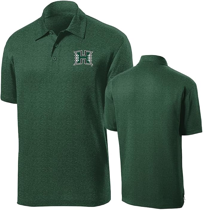 University of Hawaii Rainbow Warriors Team Spirit Performance Golf Polo Shirt