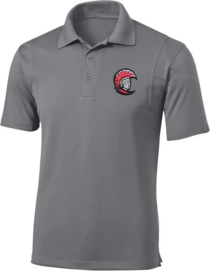 University of Tampa Spartans Embroidered Athletic Logo Golf Polo Shirt
