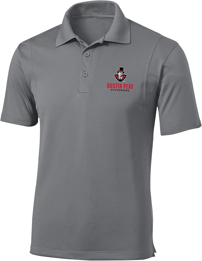 Austin Peay State University Governors Embroidered Athletic Logo Polo Shirt