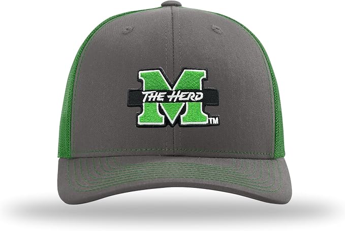 Marshall Thundering Herd NCAA Officially Licensed Trucker Hat Richardson 112 Structured Mid Pro Snapback