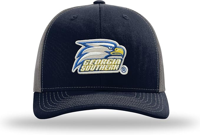 Georgia Southern University Eagles NCAA Officially Licensed Trucker Hat Richardson 112 Structured Mid Pro Snapback
