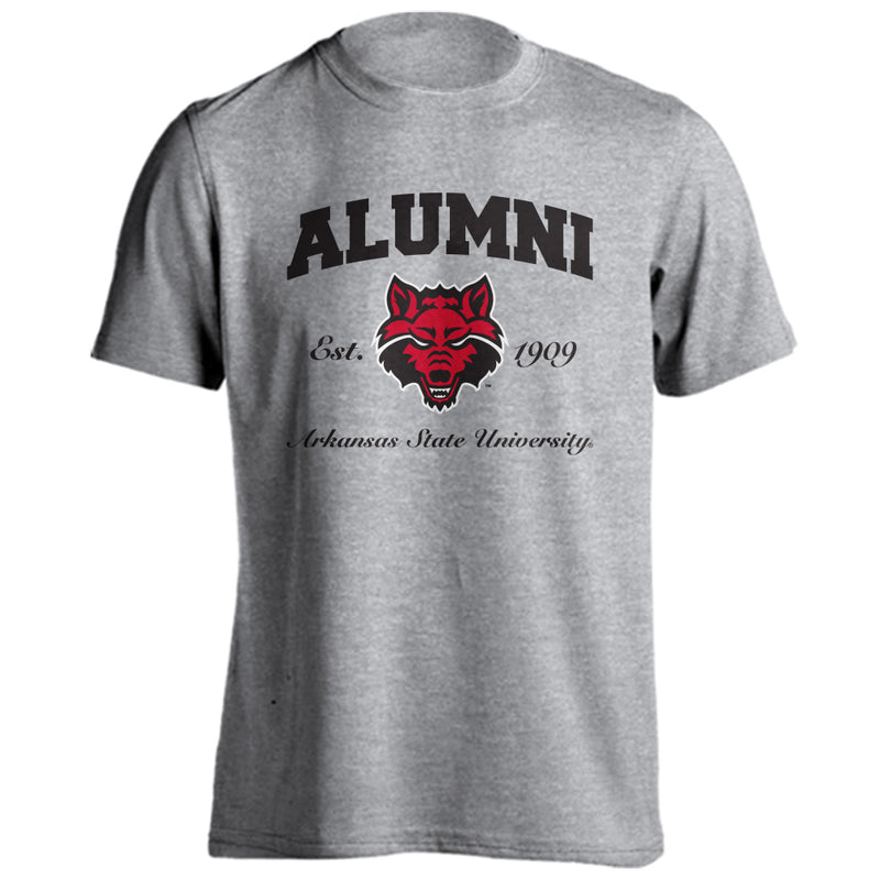 Arkansas State Red Wolves Alumni Logo Short Sleeve T-Shirt