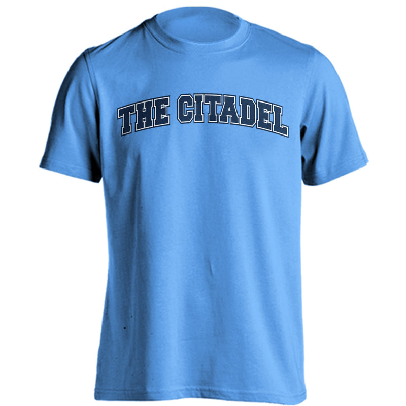 The Citadel Bulldogs Arched Text Short Sleeve Tee Military College T-Shirt
