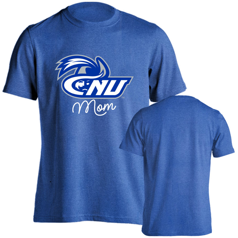Christopher Newport University Captains CNU Mom Logo Mother Short Sleeve T-Shirt