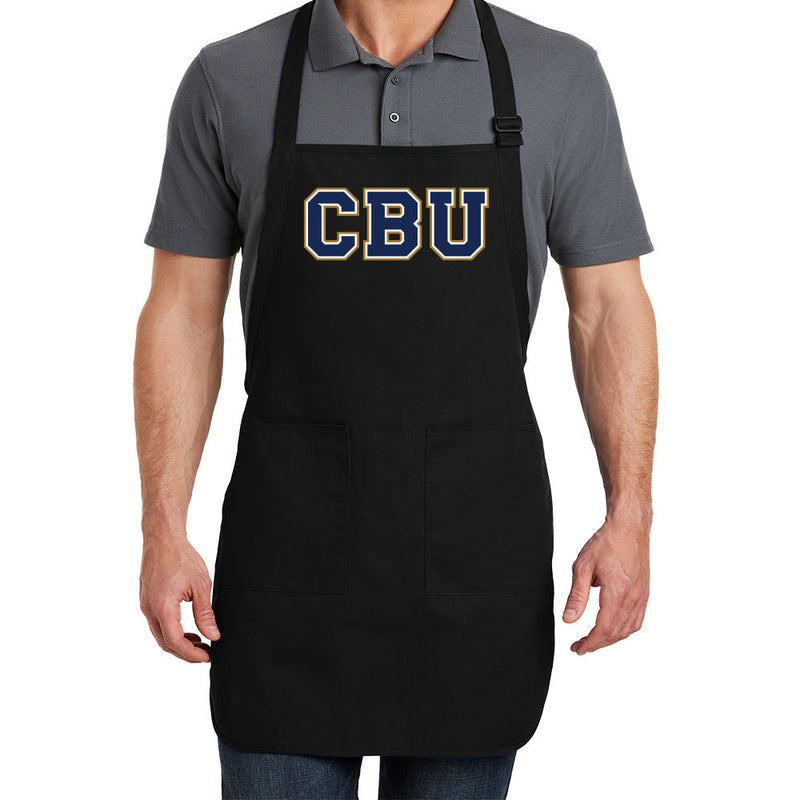 California Baptist University CBU Lancers Text With Mascot Apron