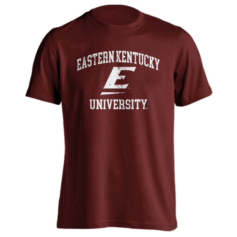 Eastern Kentucky University EKU Colonels Retro Distressed Short Sleeve T-Shirt