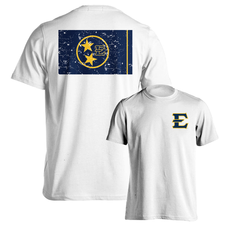 East Tennessee State University ETSU Buccaneers State Flag T-shirt Tee