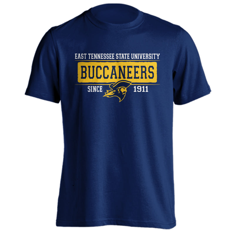 East Tennessee State University ETSU Buccaneers Since 1911 Short Sleeve T-shirt