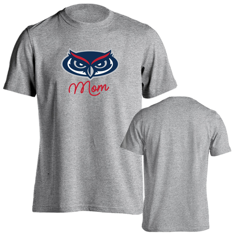 Florida Atlantic University Owls FAU Mom Logo Tee Short Sleeve Mother T-Shirt
