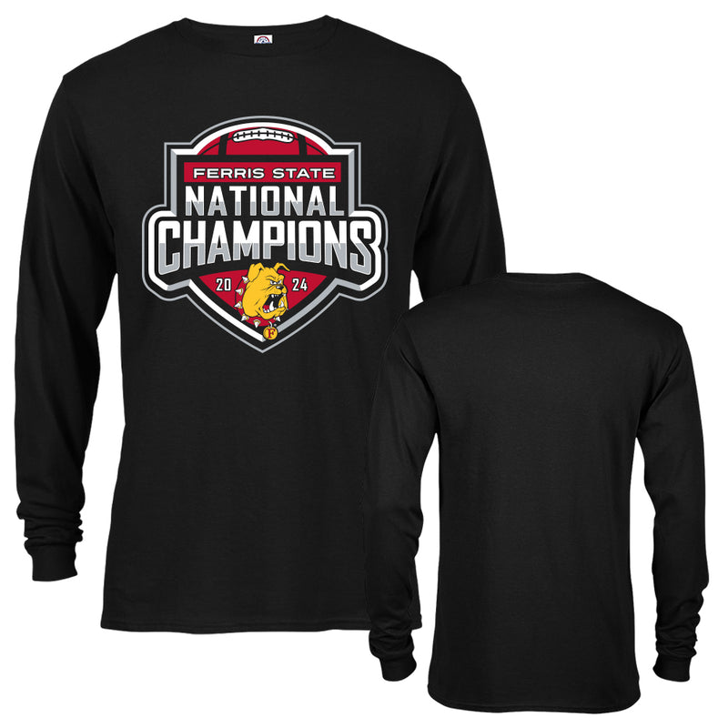 Ferris State Bulldogs 2024 National Champions Division II Long Sleeve T-Shirt