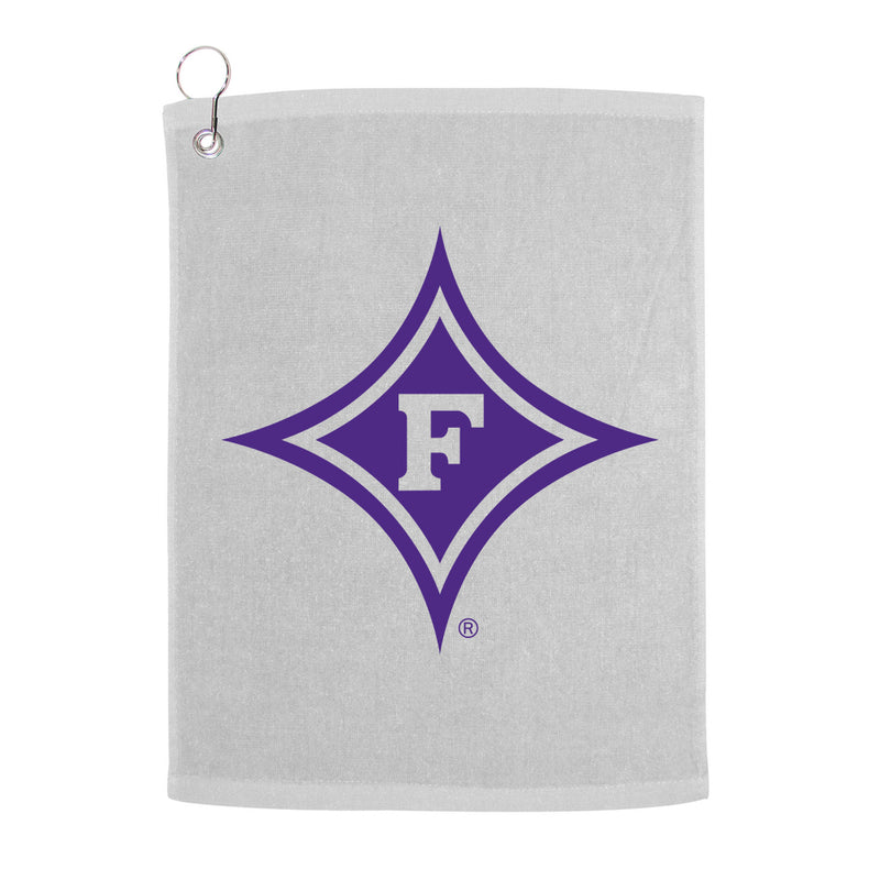 Furman University FU Paladins Golf Towel With Logo and Text