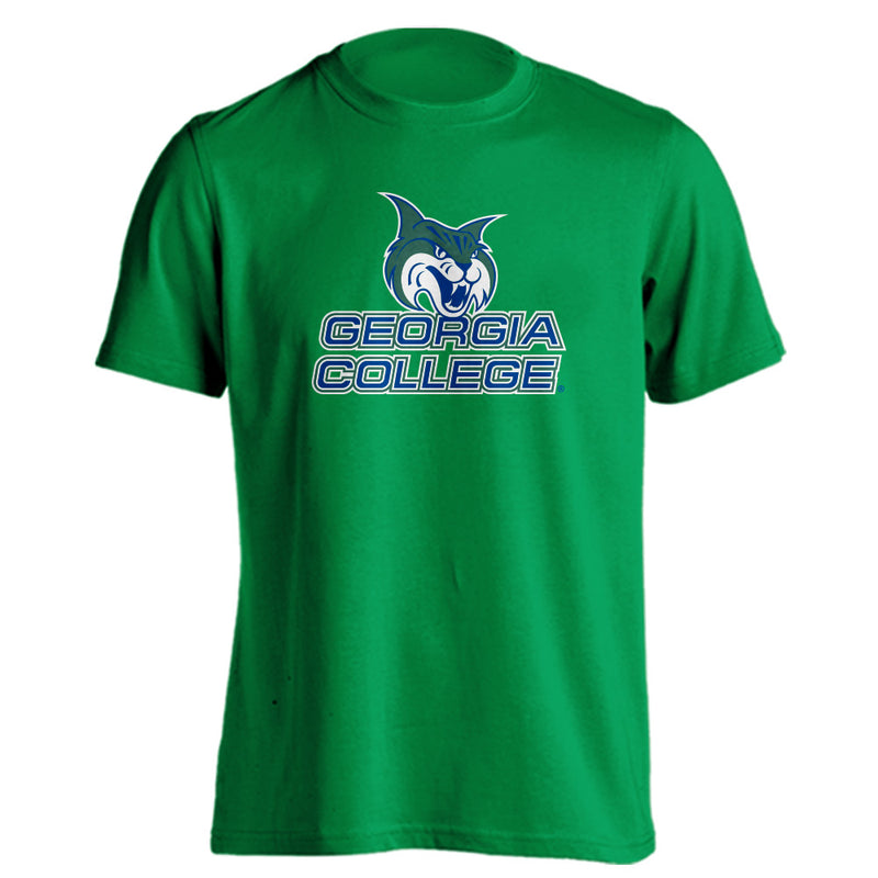 Georgia College and State University GCSU Bobcats Name and Mascot Logo T-Shirt