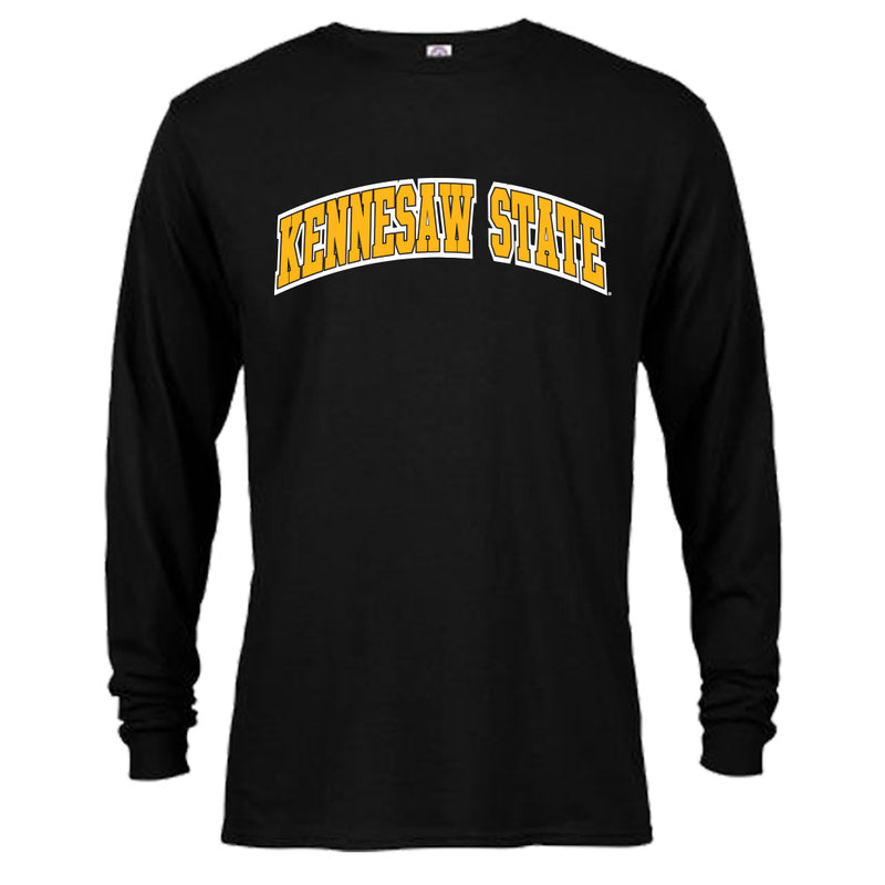 Kennesaw State University KSU Owls Classic Arched Text Long Sleeve T-Shirt Tee