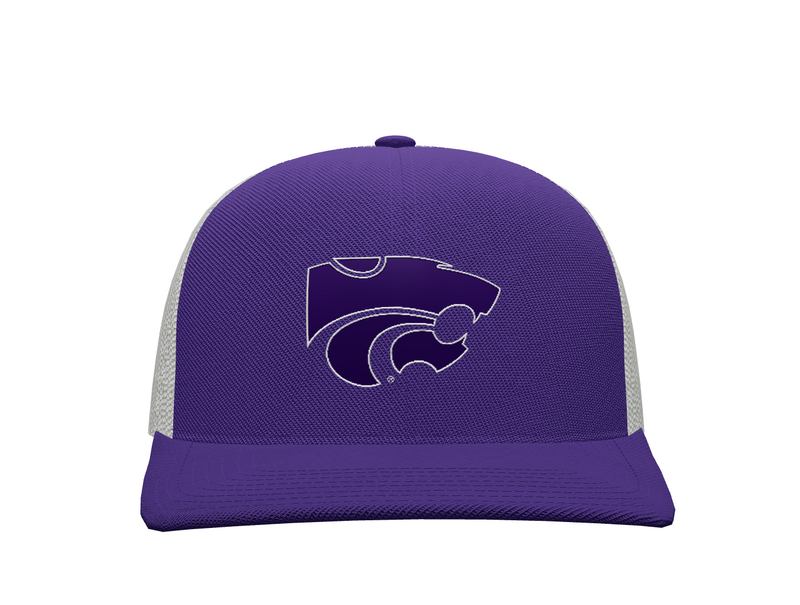 Kansas State Wildcats Prime Power Cat Mid Profile Snapback Trucker Adjustable Hat