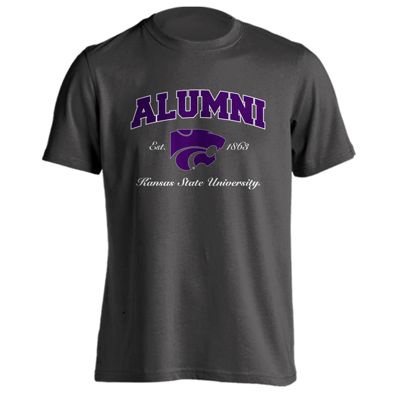 Kansas State University Wildcats Alumni Est 1863 Logo Short Sleeve T-shirt Tee