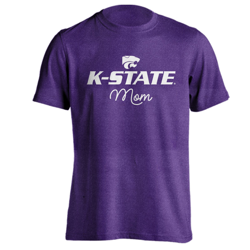 Kansas State Wildcats K-State Mom Mother Parent Logo Short Sleeve T-shirt Tee