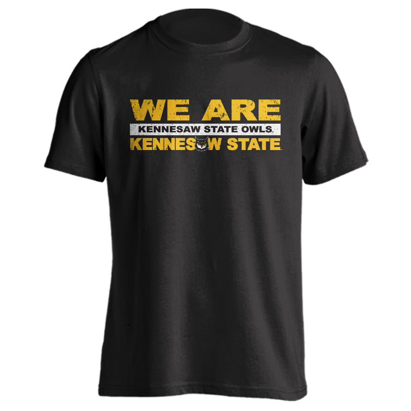 Kennesaw State University KSU Owls We Are Slogan Fight Song Short Sleeve T-Shirt