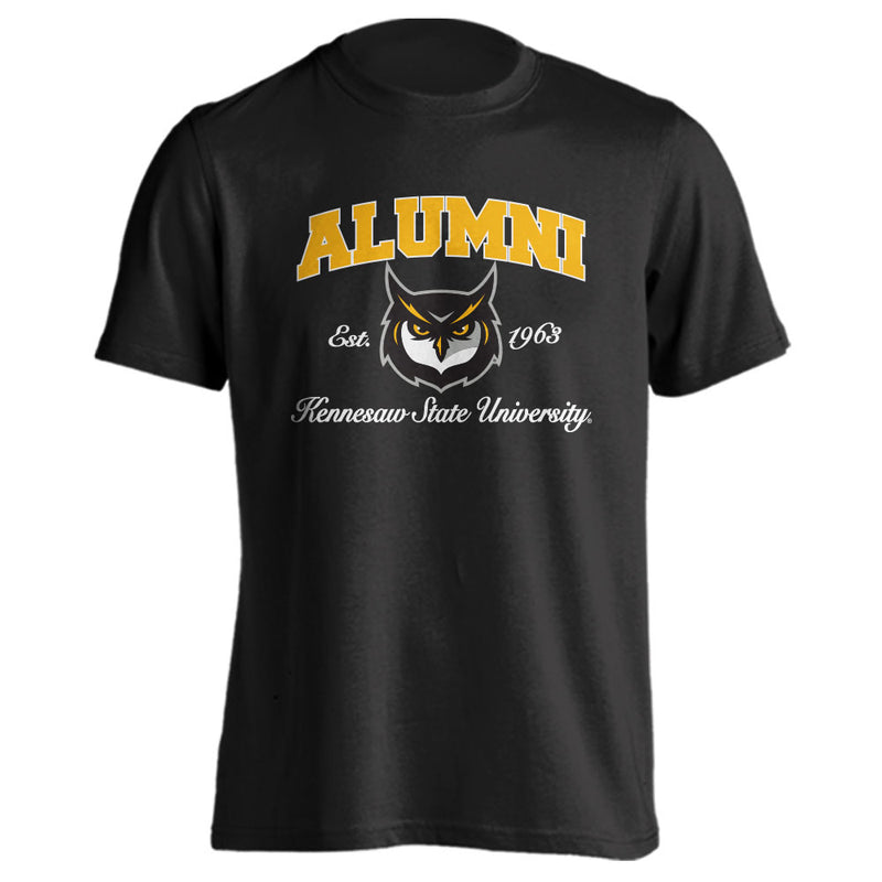 Kennesaw State University KSU Owls Alumni Logo Short Sleeve Graduate T-Shirt