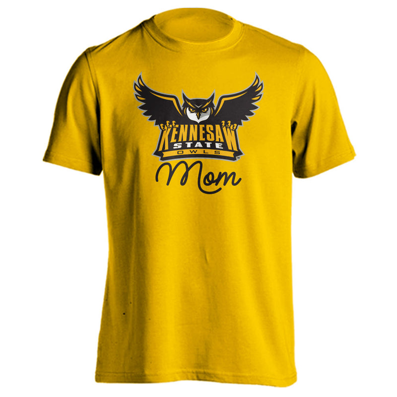 Kennesaw State University KSU Owls Mom Logo Tee Mother Short Sleeve T-Shirt