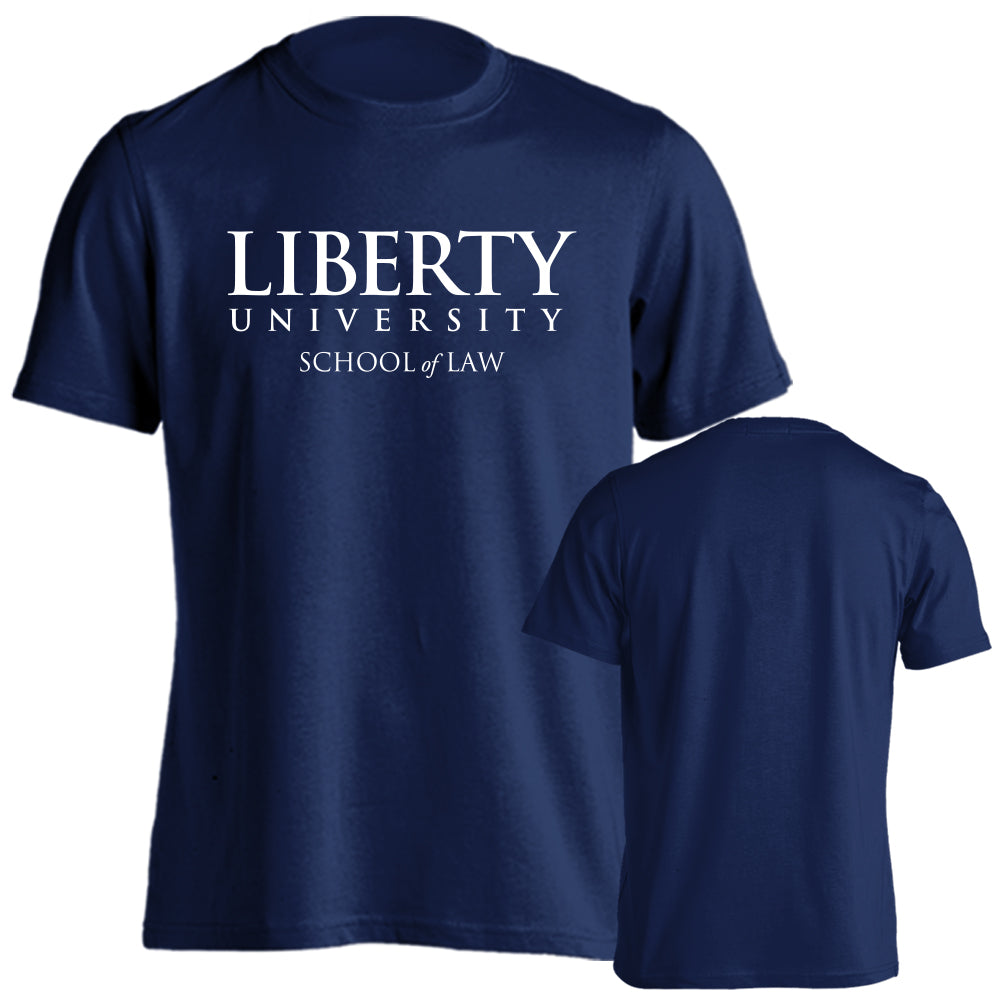 liberty university gear Liberty University Flames School of Law Short Sleeve Tee T-Shirt