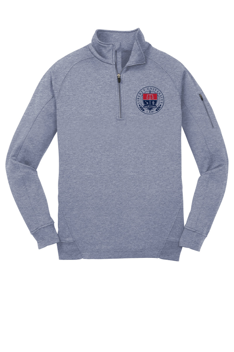 Liberty University Flames School of Law Wordmark 1/4 Zip Performance Pullover