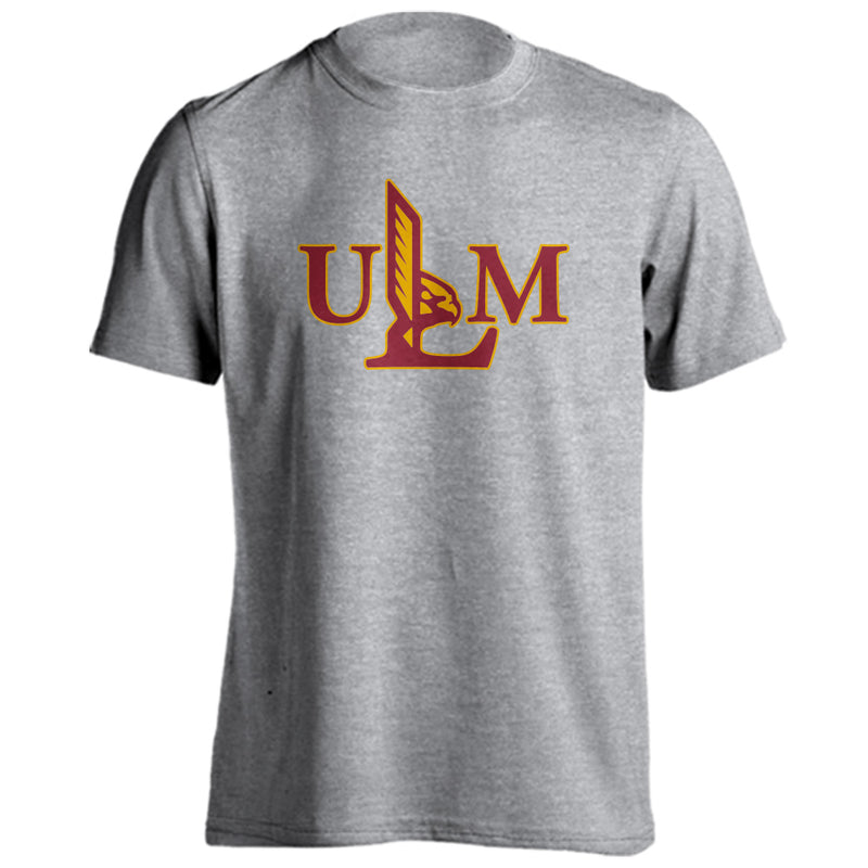 University of Louisiana Monroe Warhawks Arched Text With Logo Short Sleeve Tee