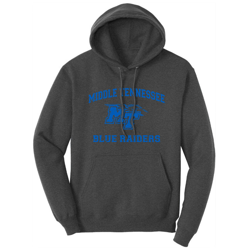 Middle Tennessee State University Blue Raiders Retro Distressed Logo Hoodie