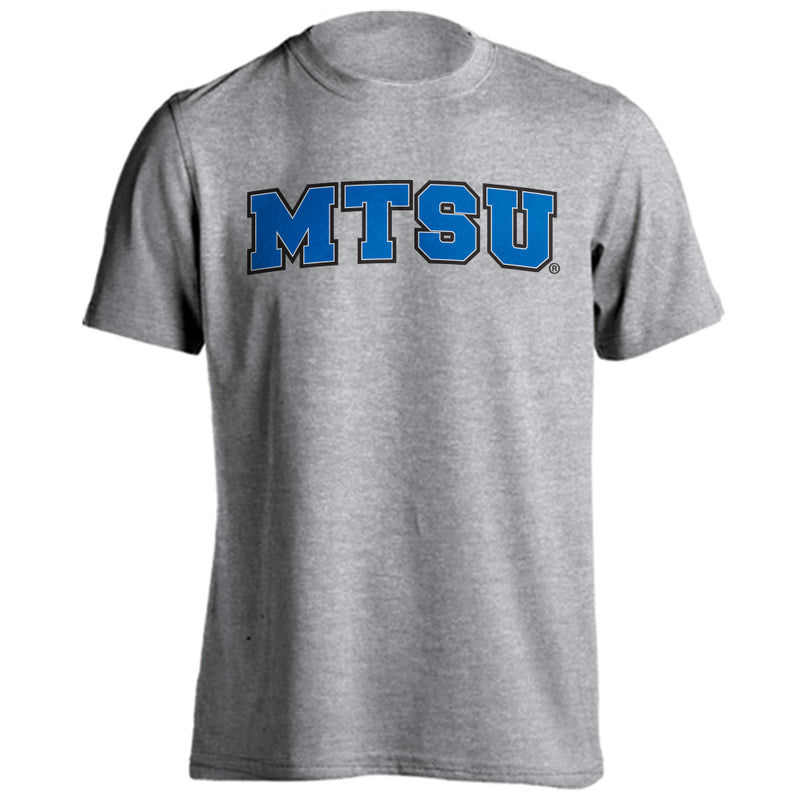 Middle Tennessee State University MTSU Blue Raiders Block MTSU Short Sleeve Tee