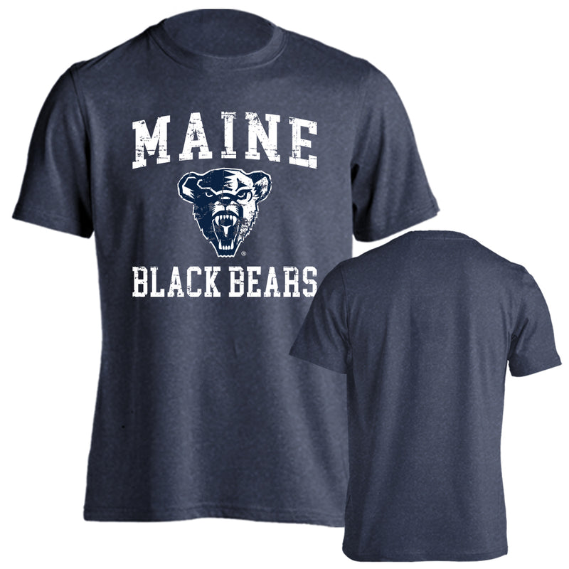 University of Maine Bears UMaine Distressed Retro Logo Short Sleeve T-Shirt
