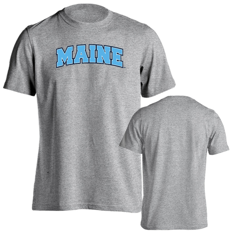 University of Maine UMaine Black Bears Text Short Sleeve T-shirt Tee