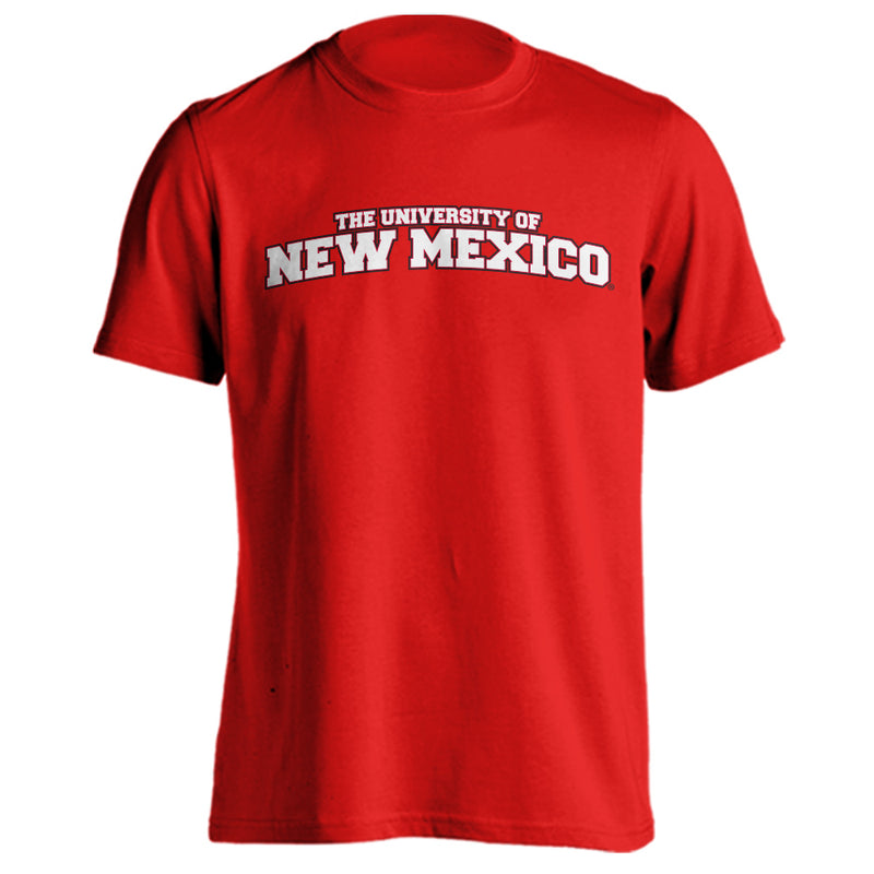 University of New Mexico Lobos Arched Text Short Sleeve T-Shirt