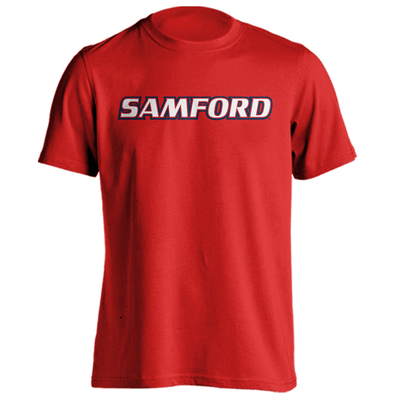 Samford University Bulldogs Classic Arch Text Short Sleeve T-Shirt