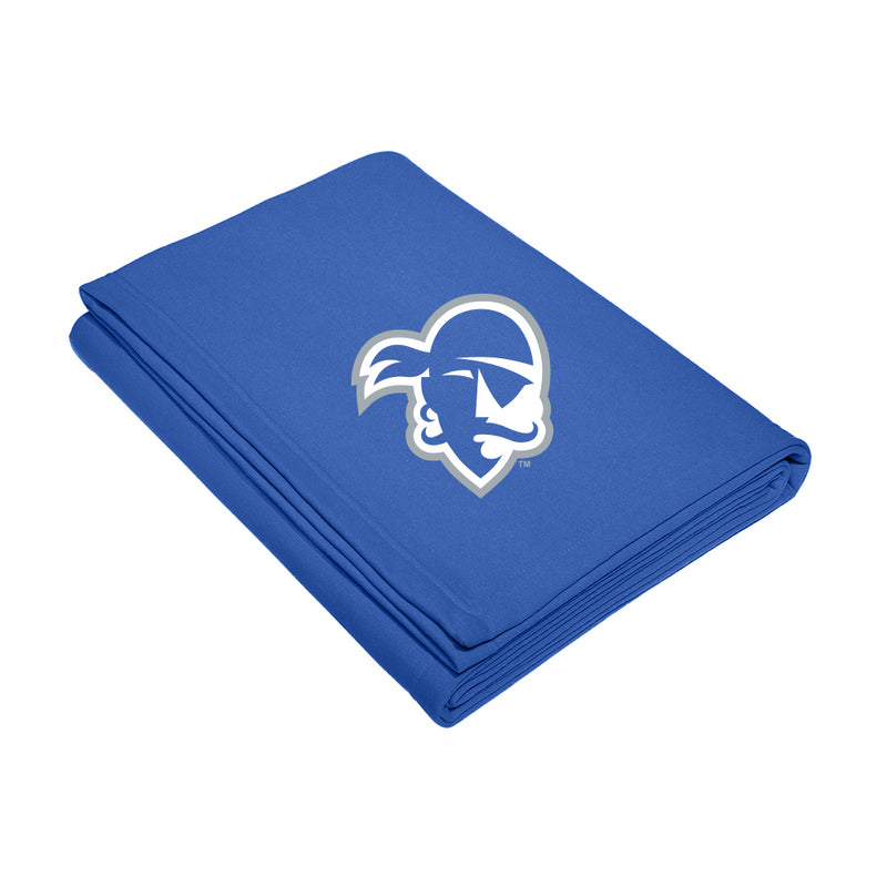 Seton Hall Pirates Prime Logo Comfortable Stadium Fleece Throw Blanket 50x60
