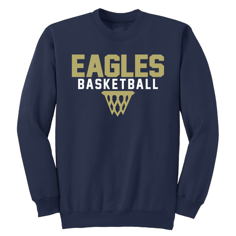 Tri-Cities Christian Academy Eagles Basketball Pullover Crewneck Sweatshirt