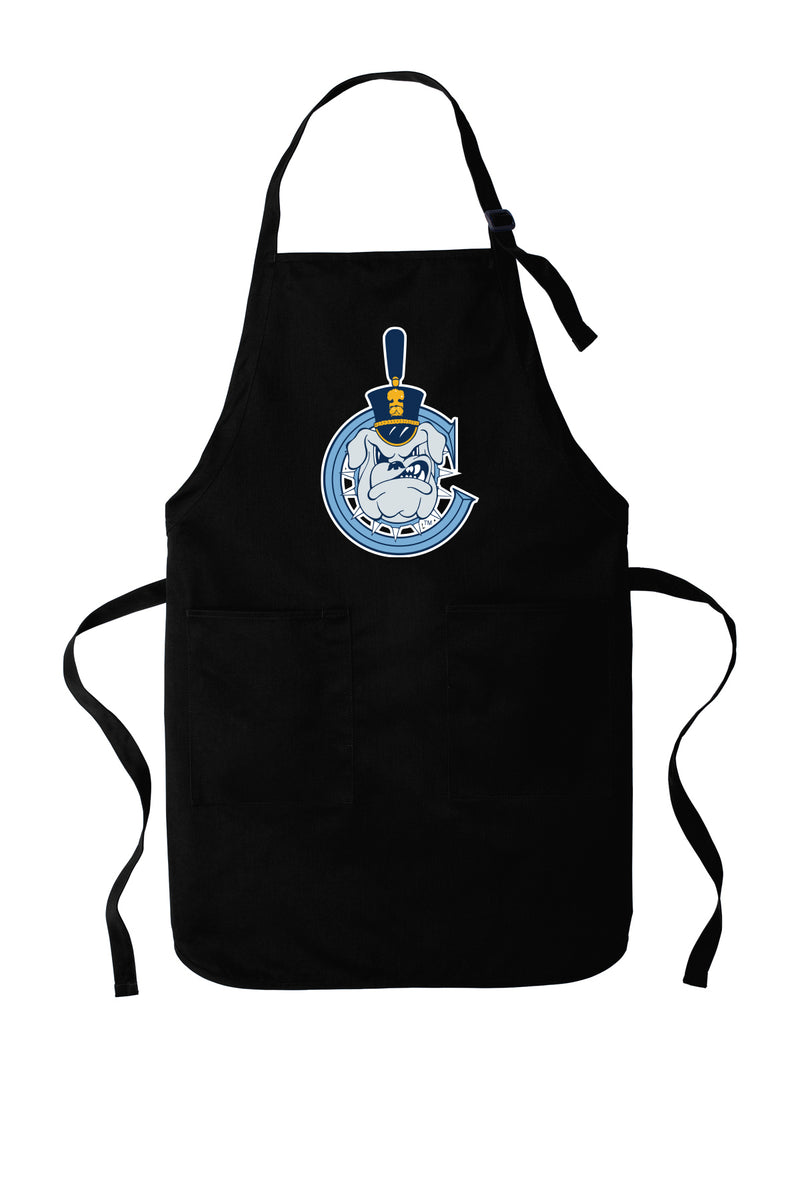 The Citadel Bulldogs Spike C Logo Full Length Tailgating BBQ Grilling Kitchen Apron