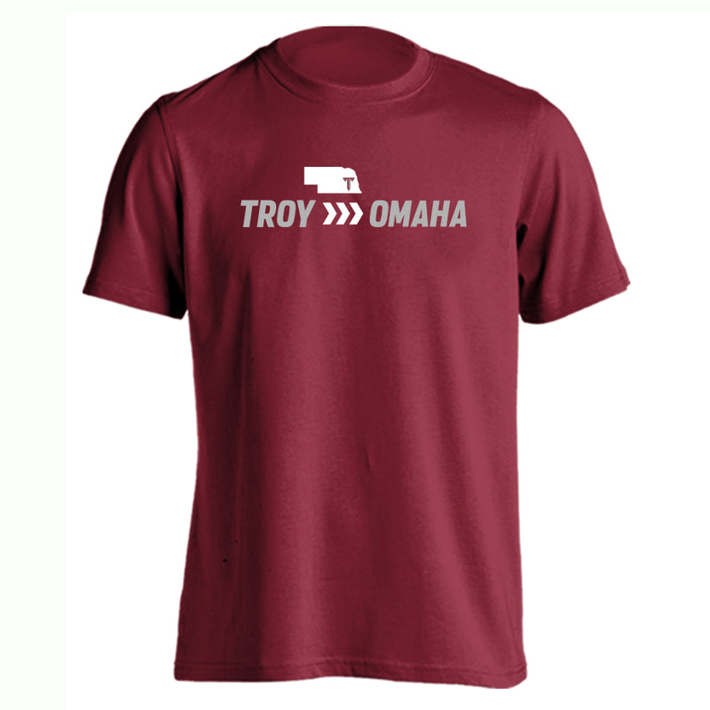 Troy 2026 Troy > Omaha Baseball T-Shirt