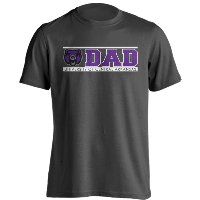 University of Central Arkansas Dad Father Parent Logo Short Sleeve T-shirt Tee