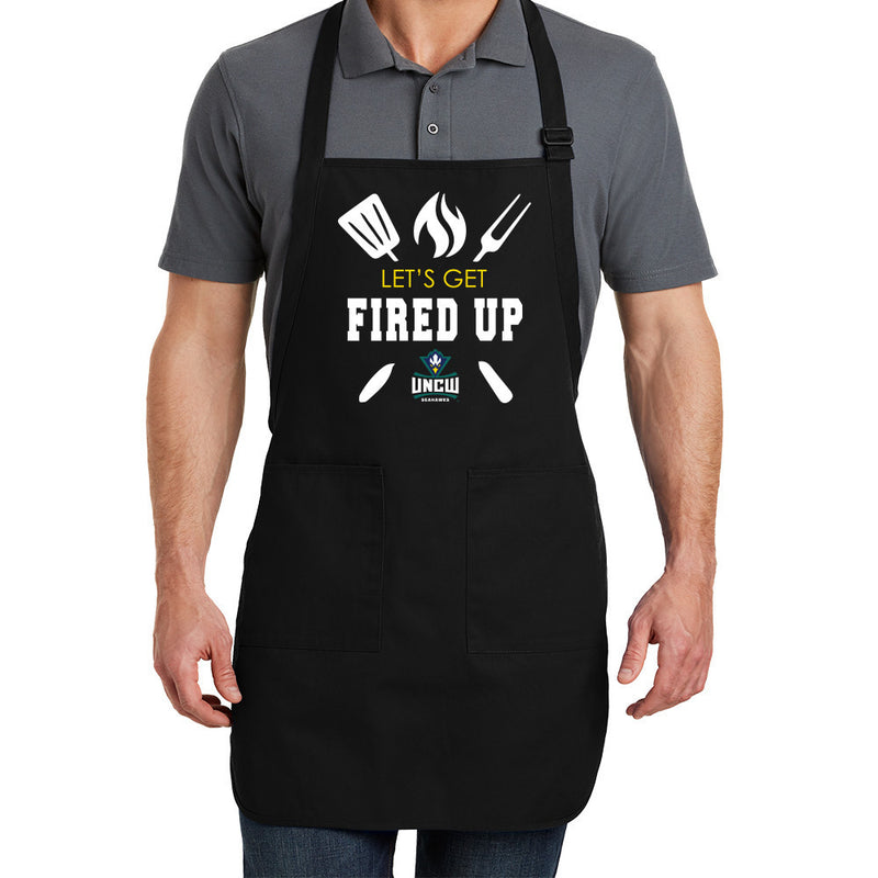 University of North Carolina Wilmington UNCW Logo Mascot Apron Grilling Apron