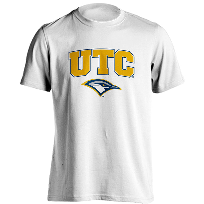 University of Tennessee Chattanooga Mocs Block UTC & Mascot Short Sleeve Tee