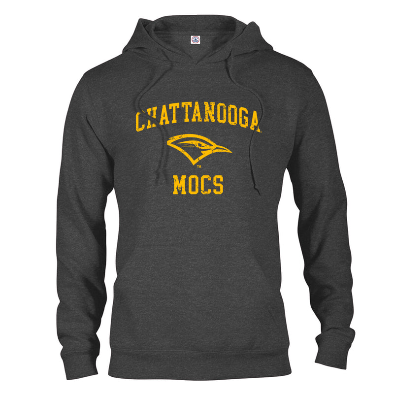 University of Tennessee Chattanooga UTC Mocs Retro Distressed Long Sleeve Hoodie