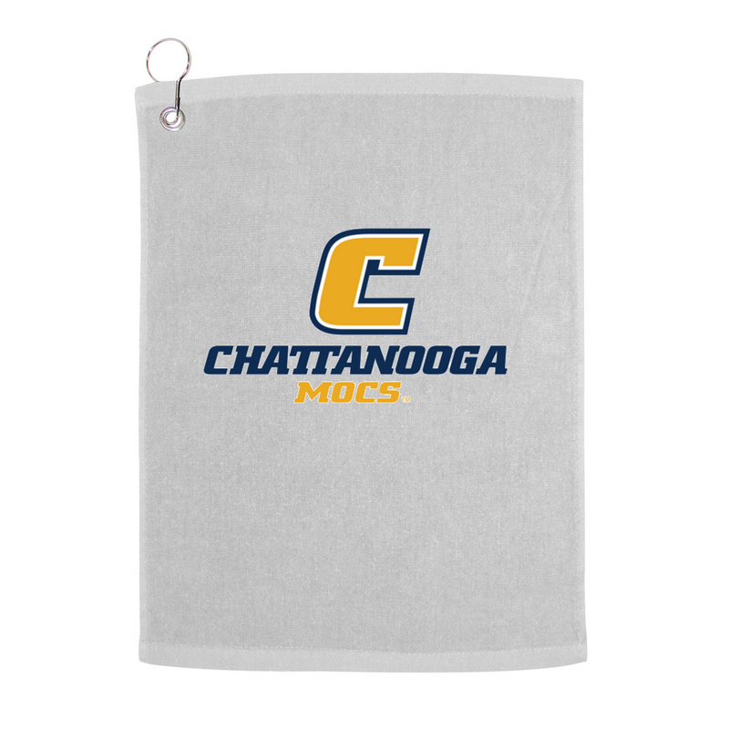 University of Tennessee Chattanooga UTC Golf Towel With Logo and Text