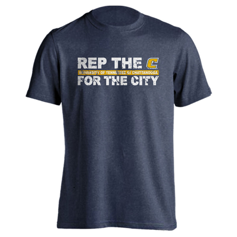 University Tennessee Chattanooga UTC Mocs "Rep The C" Short Sleeve Tee T-shirt