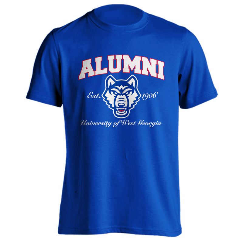 University of West Georgia UWG Wolves Alumni Tee Graduate Short Sleeve T-Shirt