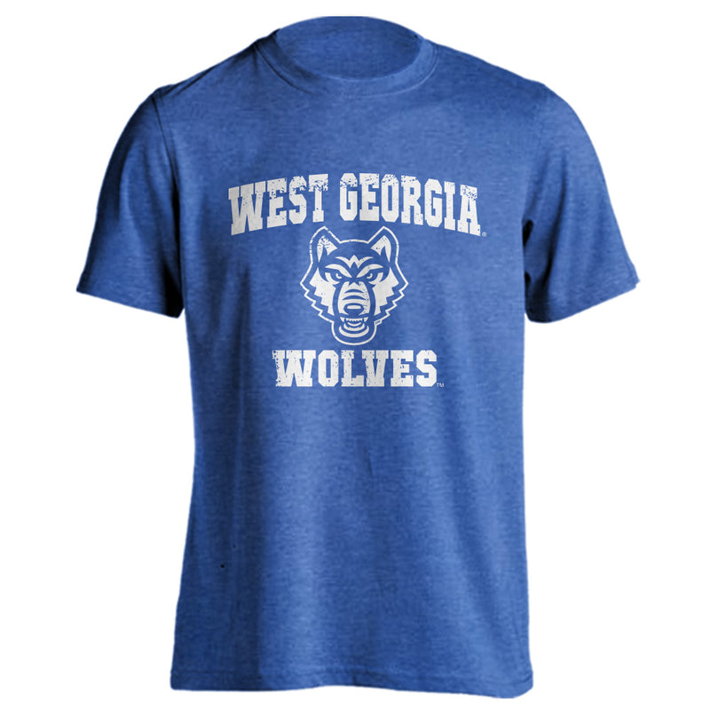 University of West Georgia Wolves UWG Retro Distressed Logo Short Sleeve T-Shirt