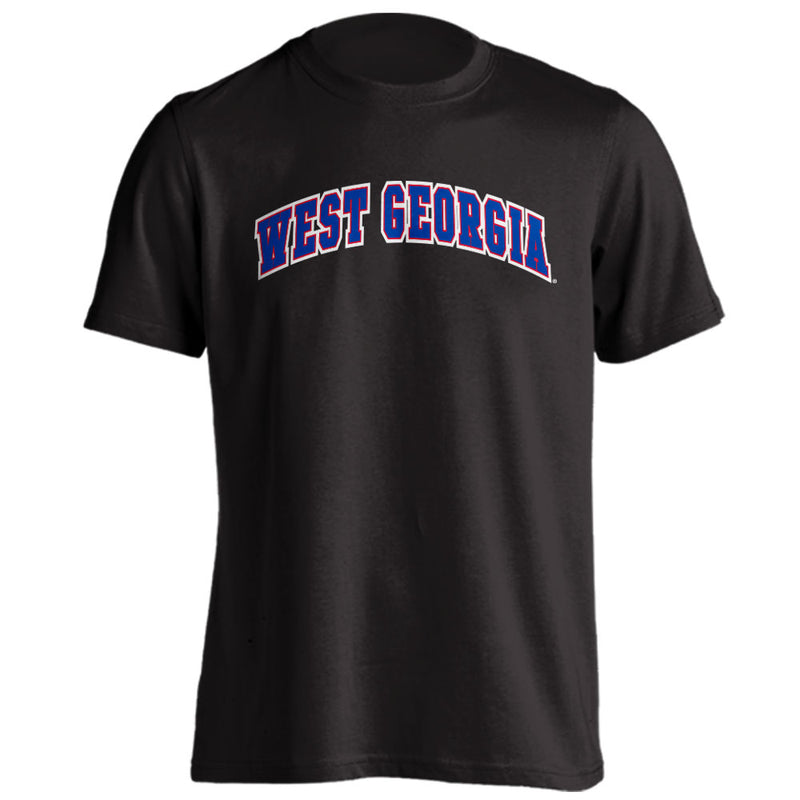 University of West Georgia UWG Wolves Arch Text Tee Short Sleeve T-Shirt