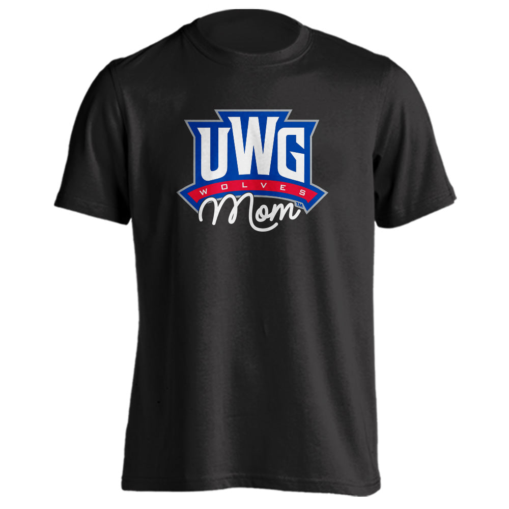 University of West Georgia UWG Wolves Mom Mother Parent Short Sleeve  T-Shirt Tee